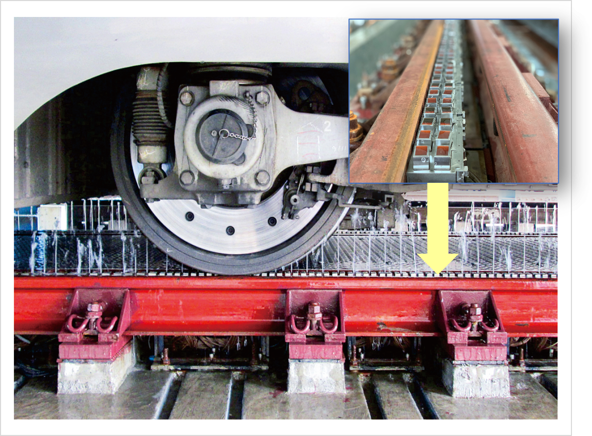 Trackside and dynamic railway wheels ultrasonic inspection