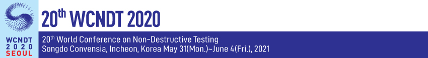 WCNDT 2020 20th World Conference on Non-Destructive Testing